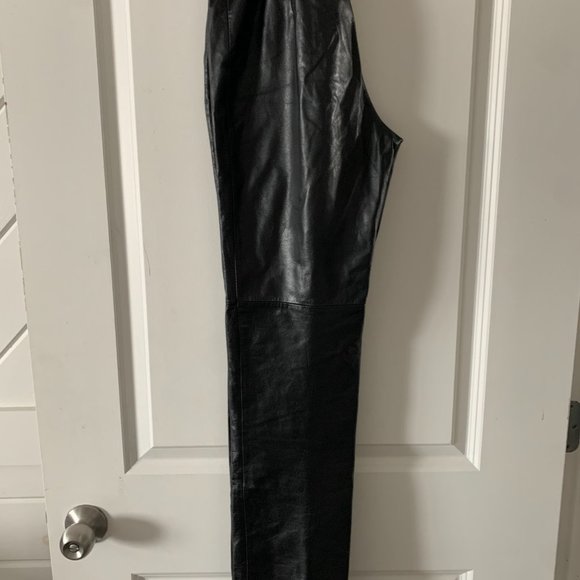 Danier Slim-Fit Leather Pants - Picture 2 of 3